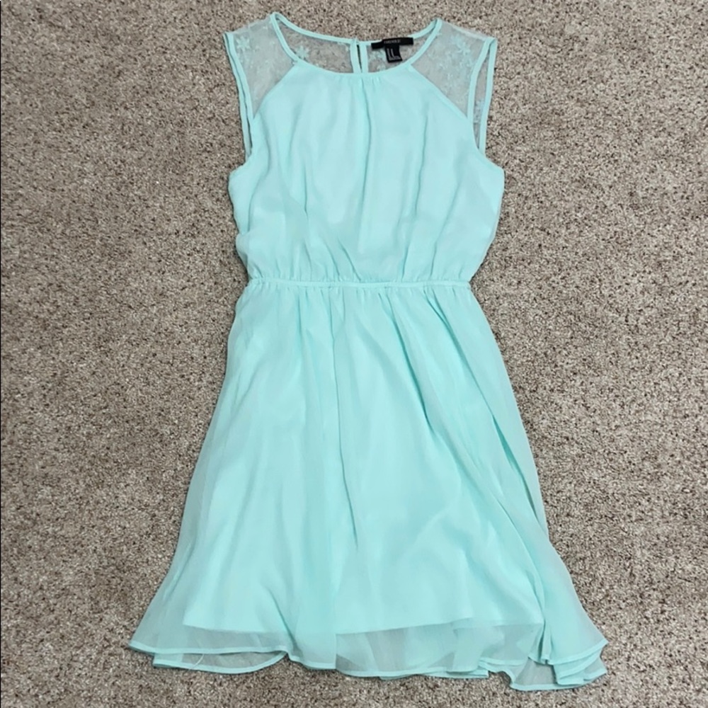 Forever 21 Lace/Mesh Back Dress